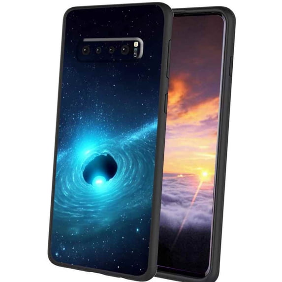 Compatible with Samsung Galaxy S10+ Plus Phone Case, black-hole1-7 Case Silicone Protective for Teen Girl Boy Case for Samsung Galaxy S10+ Plus