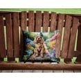 thumbnail image 2 of Cocker Spaniel Spring Path Throw Pillow 14 in x 14 in, 2 of 4