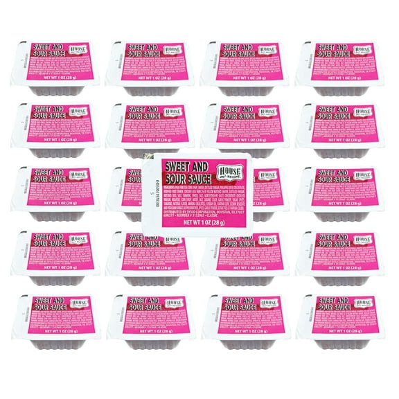 House Recipe Sauce | Kosher | 1 oz. Dipping Cup | 20 Count | (Sweet & Sour)