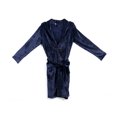 thumbnail image 3 of Men Winter Warm Lengthened Plush Shawl Bathrobe Home Sleepwear Robe Coat M-XXL, 3 of 4