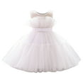 thumbnail image 2 of Lilgiuy Little Girls Wedding Dress Sleeveless Lightweight Puff Gown for Going Out Camping Shopping Clearance, 2 of 5