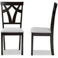 thumbnail image 4 of Bowery Hill Dining Side Chair in Gray and Brown (Set of 2), 4 of 7