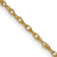 thumbnail image 1 of 14k Yellow Gold 24 Inch 1.3 Heavy Baby Rope Chain Necklace Pendant Charm, 1 of 9
