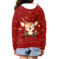 thumbnail image 3 of DISNIMO Christmas Reindeer Hoodie Kids Girls Snowflake Hoodies Star Girl Hoodie Zip Up Teen Boy Sweatshirts Hoodies Sweatshirt for Girls Zipper Hoodies Size 11-13 Jacket Hoodie Boys Zip Hoodie Youth, 3 of 7