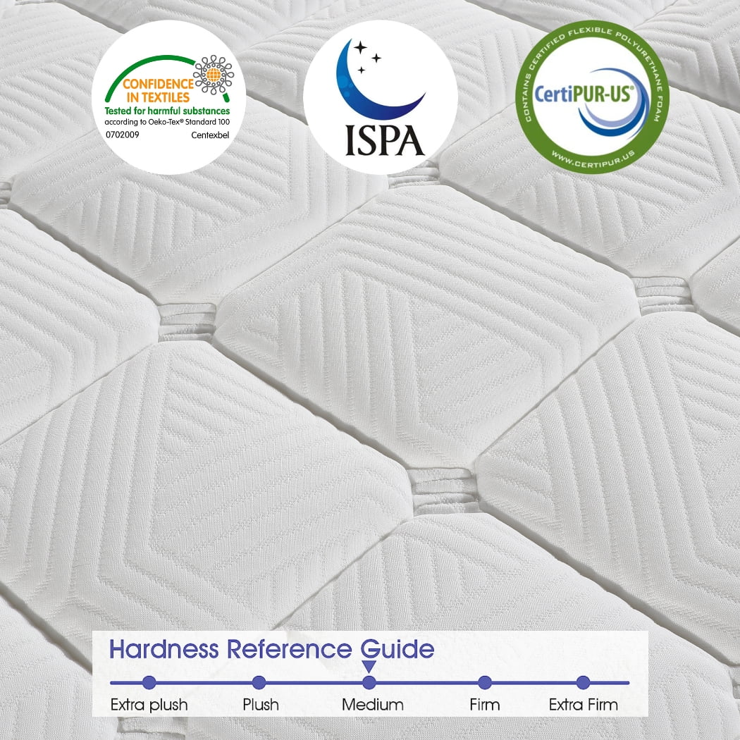 lemontalking 12" Queen Mattress Gel Memory Foam Spring Hybrid Mattress in a Box