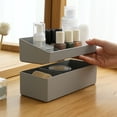 thumbnail image 2 of OnDisplay Deluxe Makeup/Cosmetic/Jewelry Organizer - Stacking Divided Tray Organization, 2 of 7