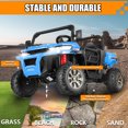thumbnail image 6 of Funcid 24 V Kids Ride on Toys with Remote Control, 2WD Ride on UTV Truck Car, Electric Battery Powered Ride on Cars Four Wheels, Bluetooth Music, Blue, 6 of 13