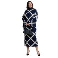 thumbnail image 4 of ELOQUII Women's Plus Size Mock Neck Intarsia Sweater, 4 of 4
