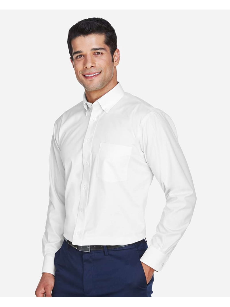 Short Sleeve Lands End Mens White Dress Shirts Promotional Brooks Brothers  Casual Oxford Cloth Shirt Custom