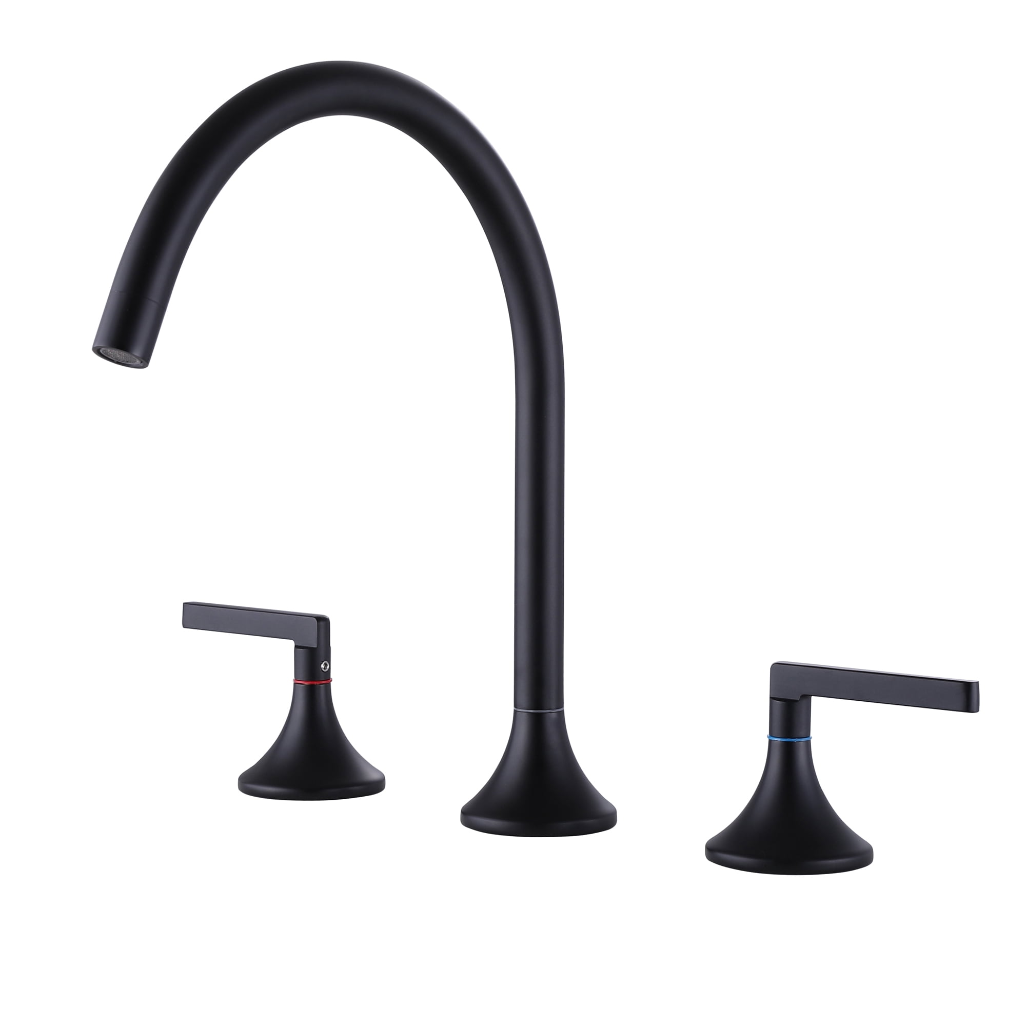 Widespread Faucet 2handle Bathroom Faucet, 3Hole Bathroom Sink Faucet