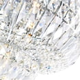 thumbnail image 3 of CWI Lighting Stefania 17 Light Down Chandelier With Chrome Finish, 3 of 6