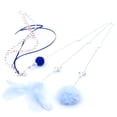 thumbnail image 1 of 3PCS Cat Wands Cute Fashion Ribbon Bell Kitten Teasers Kitten Wands Cat Teasers, 1 of 10