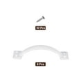 thumbnail image 3 of Uxcell 8Pcs 5.4" Gate Handle with Screw for Kitchen Closet Door, White, 3 of 6