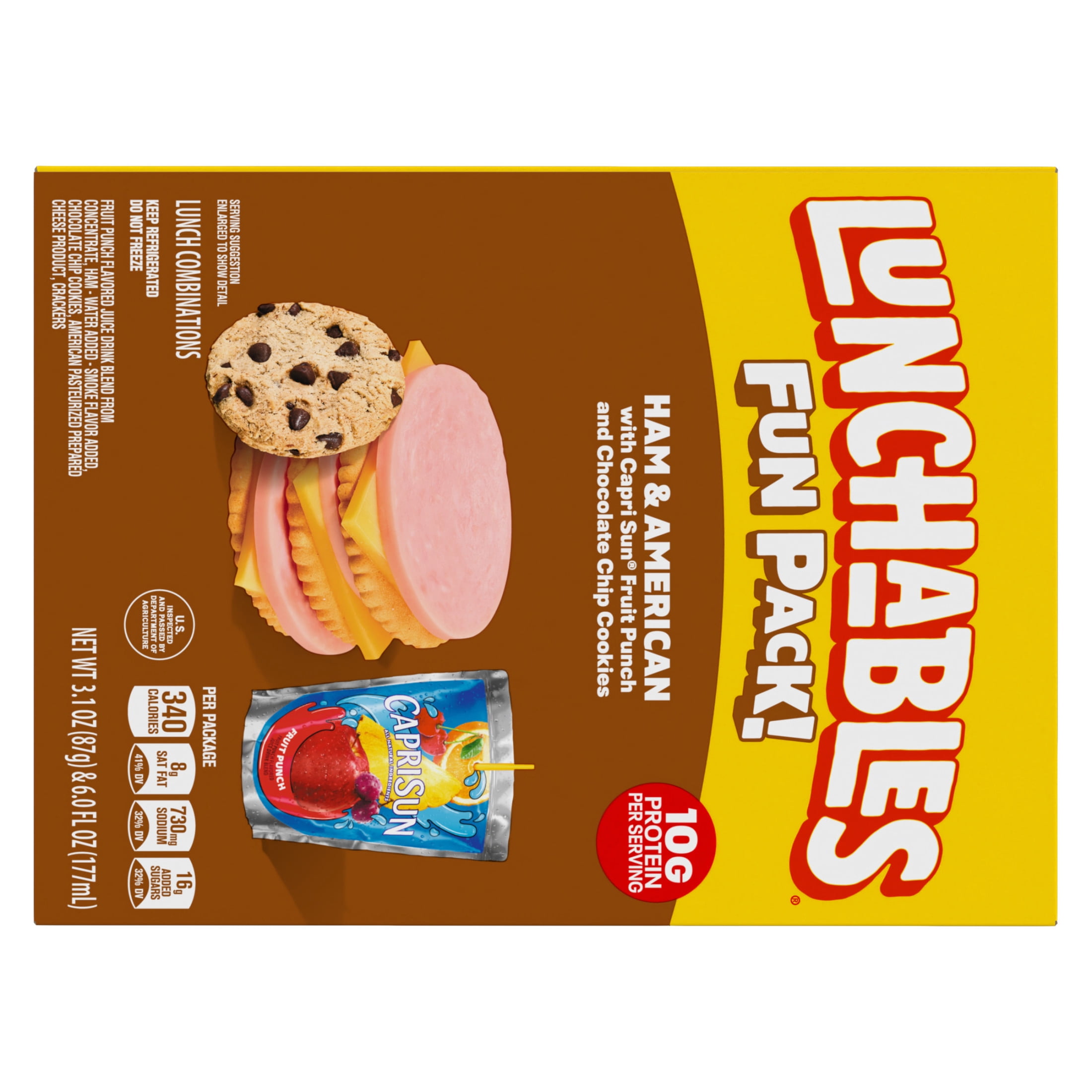 Lunchables - Brandclub - Lunchables Ham & American with Capri Sun 