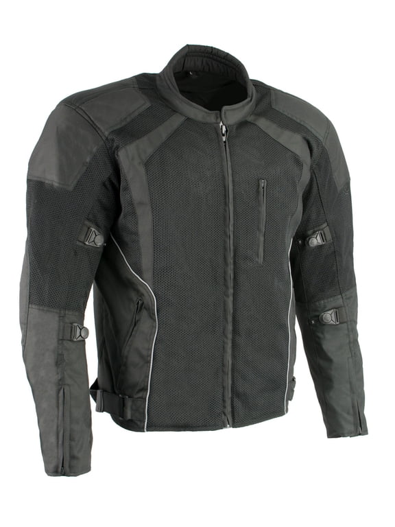 Men's Leather Slim Fit Zip-Up Long Sleeve Stand Collar Casual Motorcycle Jacket