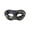 A003- Gold, variant on Venetian Masquerade Masks, Halloween Mask 8 Inch Masquerade Mask for Couples Mask for Halloween Party Mardi Gras Themed Events Black with Red Accent, 1 Pack