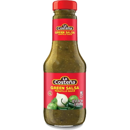 Pack of 12, La Costena Green Salsa Tomatillo Sauce, 16.7 oz