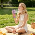 thumbnail image 5 of Dvumao 3-Speed Mini Handheld Fan, USB Rechargeable Portable Fan with Base & Charging Cable, 5 of 7