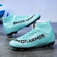thumbnail image 2 of Botas de fútbol de tobillo alto para hombre y adulto, zapatos de entrenamiento, tacos de fútbol, deportes de fútbol de césped Unisex, alta calidad, 2 of 5