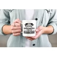thumbnail image 2 of I'm a Civil Engineer Quotes White Ceramic Coffee & Tea Mug Cup (15oz), 2 of 3