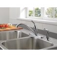 thumbnail image 2 of Single Handle Kitchen Faucet with Spray in Stainless 400-SS-DST, 2 of 7