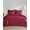 wine, variant on Clean Spaces 5-Pc. Comforter Set Bedding – wine, Twin