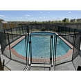 thumbnail image 2 of 2.5Wx4Hft Pool Fence DIY Gate, Black, Self-Closing, Self-Latching & Flat Top, 2 of 3