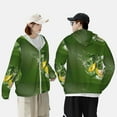 thumbnail image 6 of Kll Friut Avocado Print Men'S Women’s Upf 50+ Sun Protection Outdoor Hoodie Jacket Long Sleeve Fishing Hiking Performance Shirt- Small, 6 of 8