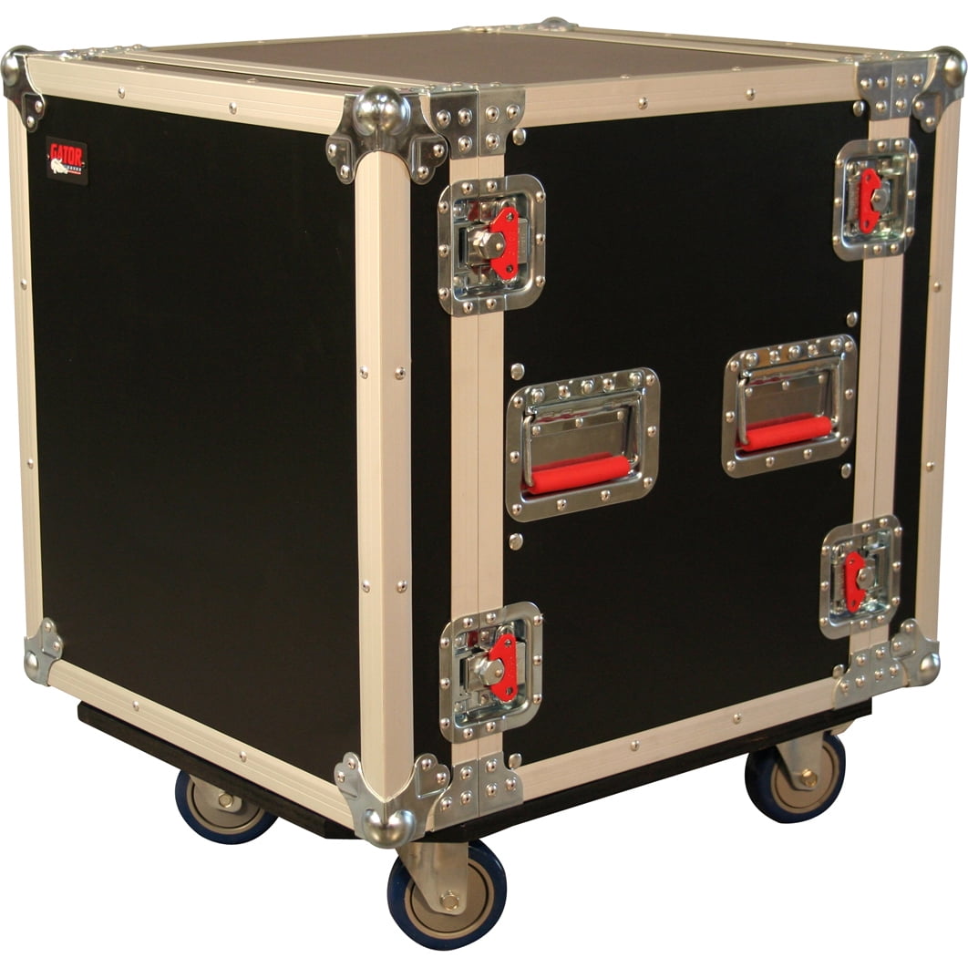 Gator GTour 12U ATA Cast Rack Road Case with Casters