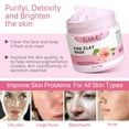 thumbnail image 3 of Elaimei Rose Clay Mask ,Pink Clay Blackhead Remover Quality Pore Cleanser Evens Skin ,Natural,120g, 3 of 9
