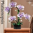 thumbnail image 4 of GZBricker Orchid Flowers Bouquet Building Set, Compatible with Lego Botanical Collection Home Office Decor for Women Adults Girls 619PCS, 4 of 8