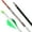 Green White, variant on SHARROW XT 32 inch Pure Carbon Arrows ID6.2 SP300-800 Recurve Bow Compound Bow(12 Pack)