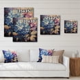 thumbnail image 4 of Designart "Blue Pink Hydrangea Hydrangea " Floral Print on Natural Pine Wood, 4 of 5