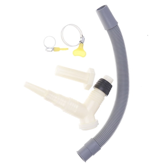 Adjustable Washer Dryer Drain Hose Connector With Anti Clogging Design