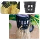 thumbnail image 2 of 10 macetas de plástico para suculentas, minicuenco de malla para plantar varias plantas, maceta hidropónica redonda de malla, accesorios de jardín (negro), 2 of 5