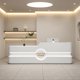 thumbnail image 5 of Front Bar Counter Reception Desk Podium Cashier Hospital Study Reception Desks Beauty Salon Modern Bureau Meuble Bar Furniture My Lux Decor Round, 5 of 14