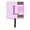 Pink, variant on Carolines Treasures  Letter L Initial Monogram - Pink Stripes Leash Holder Or Key Hook