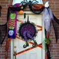 thumbnail image 2 of Sombrero de bruja de Halloween, corona de puerta de pierna, colgante de puerta, decoración de ambiente terrorífico, suministros de fiesta feliz, el más nuevo, 2 of 4