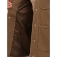 thumbnail image 5 of DARING DIVA Women's Casual Work Oversized Thick Overcoat with Pockets XS Brown, 5 of 6
