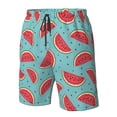 thumbnail image 5 of Naloa Watermelon Men's Beach Shorts, Surfing shorts, Swim trunks, Quick Dry Swim Trunks for Surfing Beach Fun - Large, 5 of 9