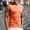 Orange, variant on Aloohaidyvio Sleeveless Beach Shirts for Men Summer Tank Shirts Casual Henley Tank Top White 3XL