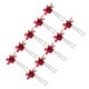 thumbnail image 3 of 10 pinzas para el pelo con flores de tela, palitos para el pelo con forma de rosa, palillos para el pelo recogidos para bodas y fiestas., 3 of 7