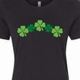 thumbnail image 4 of Inktastic Shamrock Four Leaf Clover St Patricks Women's T-Shirt, 4 of 5