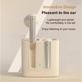 thumbnail image 3 of Auriculares inalámbricos BT5.3 Diseño liviano y ergonómico Estéreo semiintrauditivo de sonido envolvente de 360° Carga rápida Batería de larga duración Adecuado para todo tipo de oídos, 3 of 8