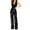 Black, variant on One Piece Jumpsuits for Women Casual Sleeveless V Neck Sequin Pants Open Back Rompers,Gold,M