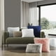 thumbnail image 5 of Fundas de cojines NorDeco HOME Luxury de piel sintética de 45 x 45 cm, color blanco, 5 of 6