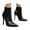 Black, variant on UngA Wide Calf Boots Knee High Boots Women Pointed Toe Tall Boots 3 In Stiletto High Heel Long Boots Side Zipper Dress Knee High Boots White,7