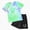 Green, variant on kaprioy Toddler Baby Girls Summer Outfits 2T 3T 4T 5T 6T 7T 8T 9T 10T 11T 12T Short Sleeve Tie Dye T Shirt Elastic Waist Shorts 2 Piece Clothing Sets