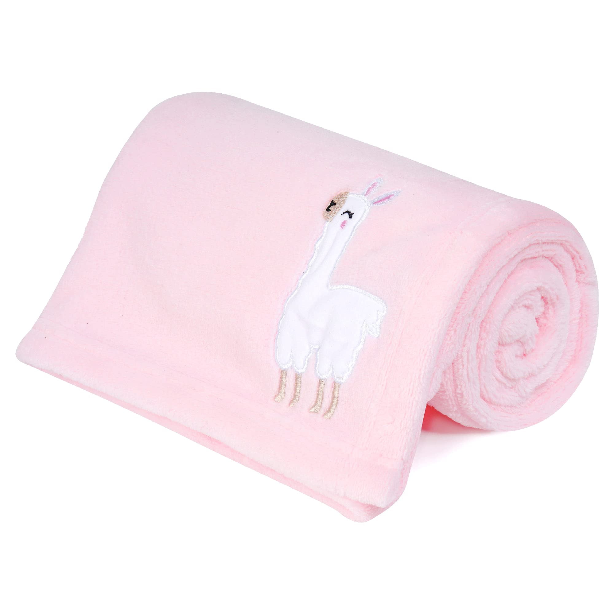 Super soft pink baby blanket hotsell