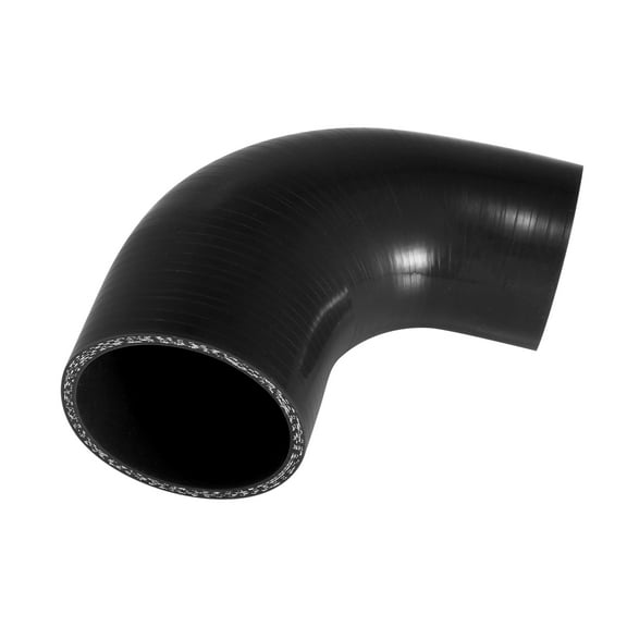 Vehicle 51-63mm 2"-2.5" ID 90 Degree Elbow Coupler Silicone Hose Intercooler Tube Black